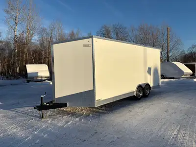 Remorque neuve 8'.6'' x 20' V-nose 2 essieux 5200lb. SLIPPER frein electrique pole alonge triple ave...
