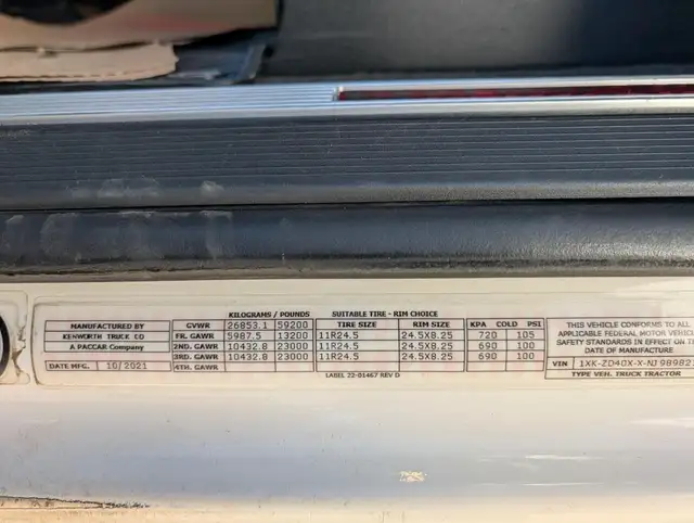 2022 KENWORTH T880 in Heavy Trucks in Moose Jaw - Image 32