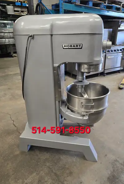 Hobart 60 quart dough mixer 220 volt 1 phase, excellent condition. Bowl and hook included. Feel free...