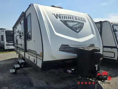 Winnebago Industries Towables Minnie travel trailer 2210DS highlights: Large Rear Bath U-Shaped Dine...