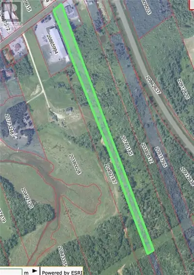 Beautiful 4.65 acre lot located in a commercial area in Caraquet. Ideal for building a multi-unit, r...