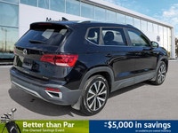 This 2022 Volkswagen Taos Highline in sleek Black combines exceptional performance with upscale comf... (image 4)
