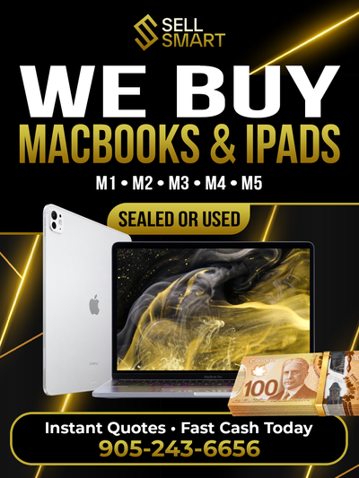 Sell MacBooks & iPads in Oshawa | Local Buyer CASH, View more