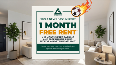 Building Features Get 1 Month Free Rent + 12 Months Free Parking and Free Utilities + Receive a Port...
