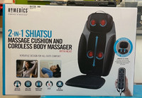 HoMedics 2-in-1 Shiatsu Heated Massage Cushion - BRAND NEW