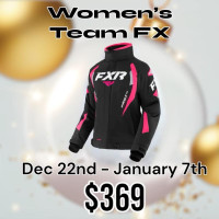 FXR Ladies Pink Team FX Snowmobile Jacket w/ Float Assist Sale