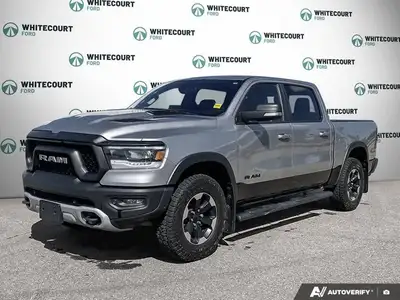 Experience the power and capability of the rugged 2020 Ram 1500 Rebel 4x4 Crew Cab 5'7 Box, availabl...