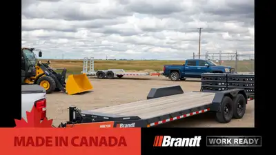 Brandt Work Ready™ Utility Trailers are built tough and engineered to last. Our high-strength tubula...
