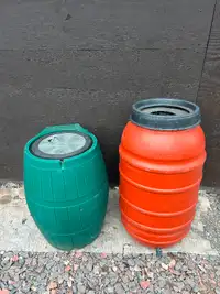 2 Rain barrels for sale