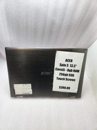 Acer Spin 5 13.3"  Core I5 8gb Ram Touch Screen Calgary Alberta Preview