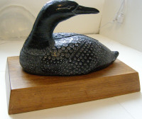 Loon Soapstone Carving