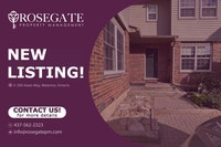 Spacious 4-Bedroom Freehold Townhouse with Private Garage & Back Kitchener / Waterloo Kitchener Area Preview