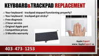 MacBook Keyboard/Trackpad/ battery/screen Repair. same day