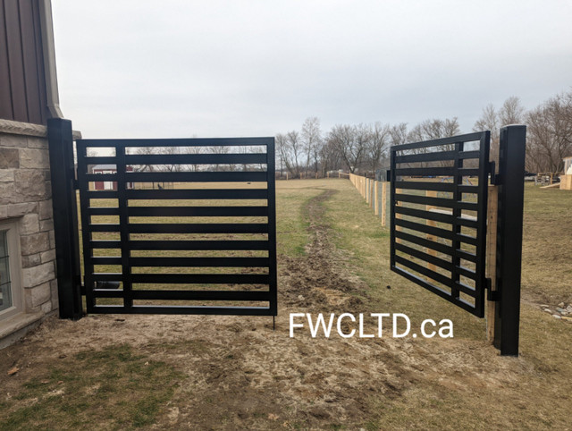Driveway Gates, Fences, Railings-Custom Metal Fabrication in Decks & Fences in Chatham-Kent - Image 2