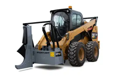 The ISR512 rotating tree shear is designed for 5000 lb. to 8000 lb. class skid steers and tills easi...