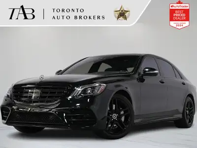 This 2019 Mercedes-Benz S 560 is a local Ontario vehicle that represents the pinnacle of luxury, ref...