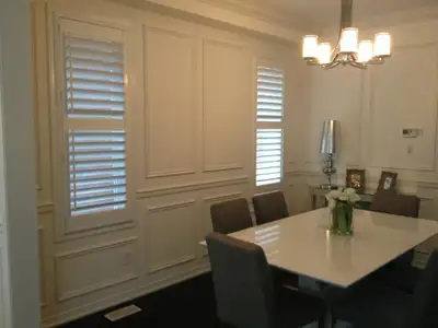 Up to 80% off ALL window coverings, INCLUDING Wood Vinyl California Shutters! Zebra Blinds Roller Sh...