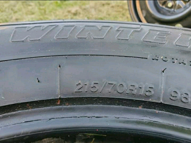 Winter Tires & Rims, 3x 215/70 R15 in Tires & Rims in Kingston - Image 4