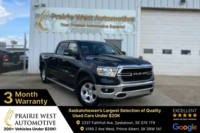 2019 Ram 1500 Big Horn Crew Cab 5.7L V8 | Command Start | Revers