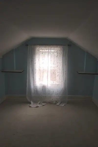 Furnished loft for rent, furnished with a bed and side tables available June 15, 2026, the loft is l...