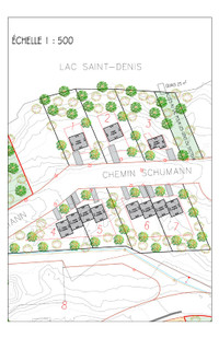 Terrains permettant 4 unités avec accès au lac St Denis