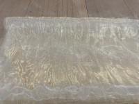 Golden organza  by the yard 