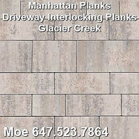 Glacier Creek Manhattan Planks Driveway Interlock Stones
