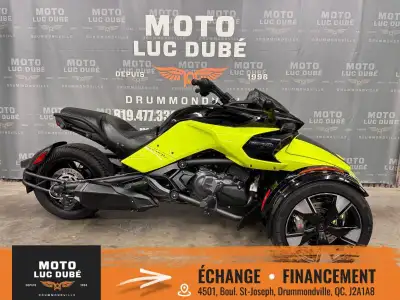 2022 Can-Am Spyder F3-S SE6 Can-Am Spyder F3-S SE6 2022 SEULEMENT 18 939 KM TRANSMISSION SEMI-AUTOMA...