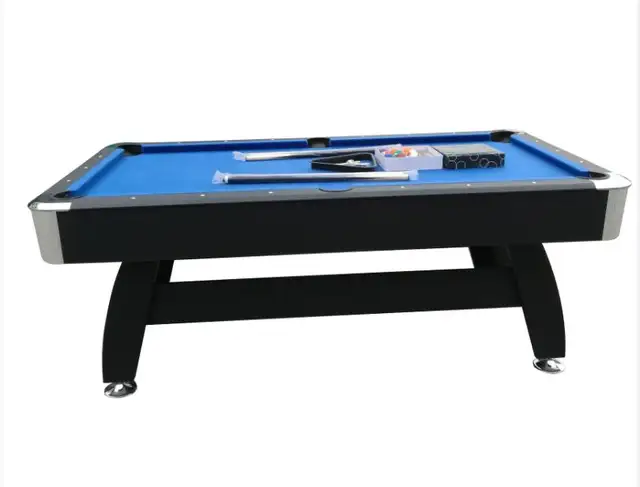 NEW 7 FT POOL TABLE & BALL RETURN FULL SIZED TABLE KBL812 in Other in Lloydminster - Image 10