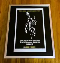 1961 Judgement At Nuremberg Framed Movie Poster