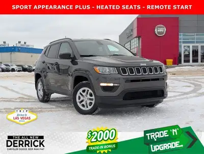 Look at this 2018 Jeep Compass Sport. Its Automatic transmission and Regular Unleaded I-4 2.4 L/144...