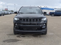 The 2026 Jeep Compass North in Diamond Black Crystal Pearl with a Black interior combines bold style... (image 9)