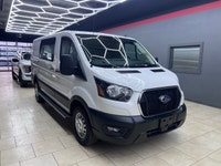 The 2024 Ford Transit Cargo Van T-250 130 Low Rf 9070 GVWR AWD in pristine white is a formidable veh... (image 8)