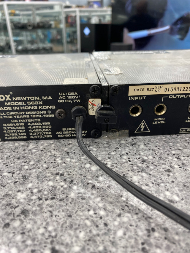 DBX 563X The Silencer Noise Reduction System dans Matériel audio professionnel  à Ville de Toronto - Image 3
