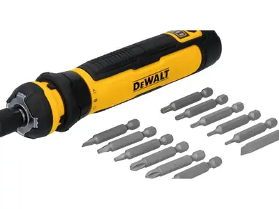 DEWALT 4V Power Screwdriver - 15pc Set, Rechargeable, View more
