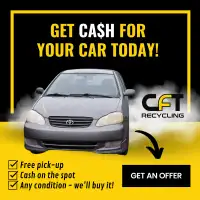 Need to scrap a car? Get $$$ for your junk vehicle today!