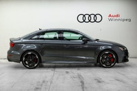 The exhilarating 2020 Audi RS 3 Sedan in striking Daytona Gray Pearl Effect delivers an uncompromise... (image 3)