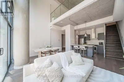 A true two-storey loft with the scale of a house and the ease of a condo. Approx. 20-ft concrete cei...