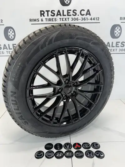 Set of 4 Sailun Ice Blazer Winter Tires ON 19" DAI Rennsport Rims Fits: Hyundai, Honda, Mitsubishi,...