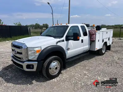 Countryside Fleet 2011 Ford F550 Extended Cab 4x4 Service Utility Truck + 6.7L PowerStroke Diesel +...