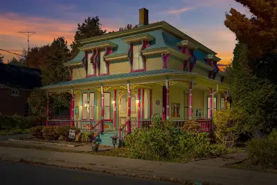 Two story century home "The Painted Lady” CIRCA 1866, in the heart of the quaint village of Lancaste...