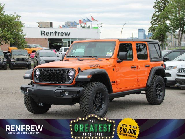 2025 Jeep Wrangler Willys, Turbo, Joose Colour, Rear Locker in Cars & Trucks in Calgary