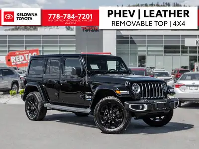 Plug-In Hybrid - 4x4 - Removable Roof - Backup Camera The 2021 Jeep Wrangler 4xe Unlimited Sahara co...