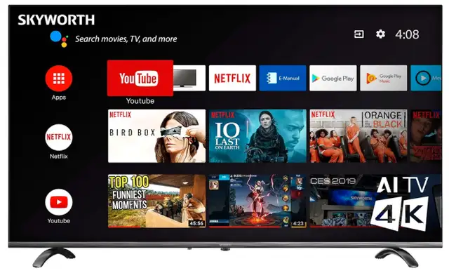 SKYWORTH 55 INCH, OLED, 4K ANDROID SMART TV $699.00 NO TAX!! in TVs in City of Toronto - Image 2