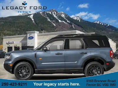 *Sunroof, Leather Seats, Badlands Tech Package!* The 2026 Ford Bronco Sport brings together off-road...