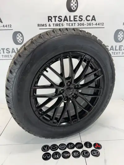 Set of 4 NEW Sailun Ice Blazer Winter Tires on 18 inch Direct Auto Rennsport Rims Fits: Hyundai, Hon...