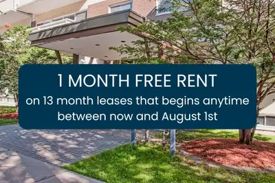 2 Bedroom Apartment in Sandy Hill – Across from uOttawa
