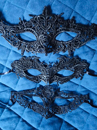 Masquerade masks, bought in bulk for masquerade staff event,  Ma