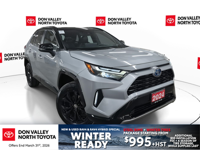 WAS: $45488 NOW: $45188 plus taxes and licensing feesThe 2024 Toyota RAV4 Hybrid XSE combines sporty...