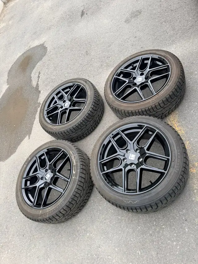 235/45/18 honda accord lexus is350 5x114.3 firestone winter in Tires & Rims in City of Toronto - Image 8